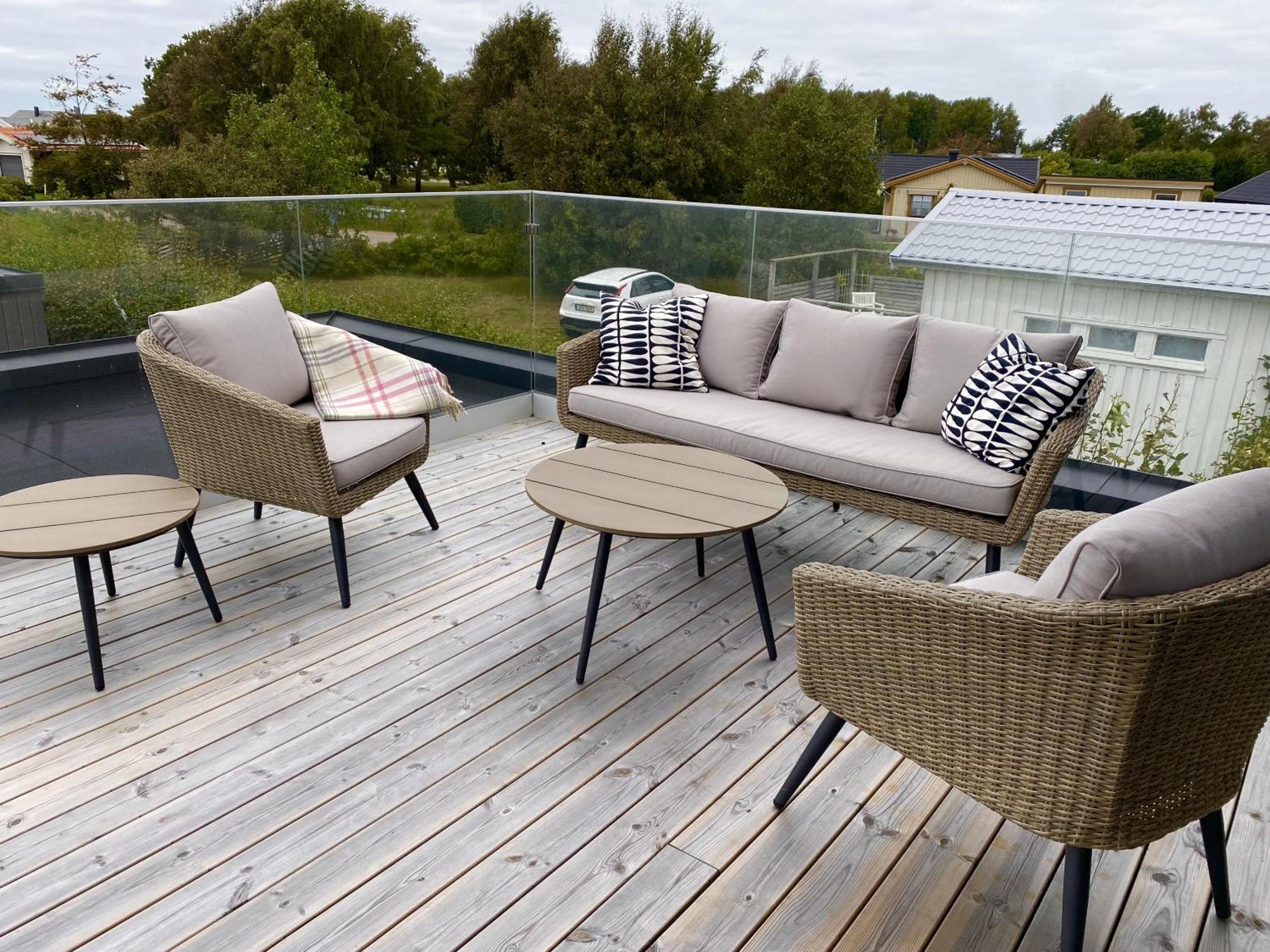 Hus med pool nära havet Villa Falkenberg Exteriör bild